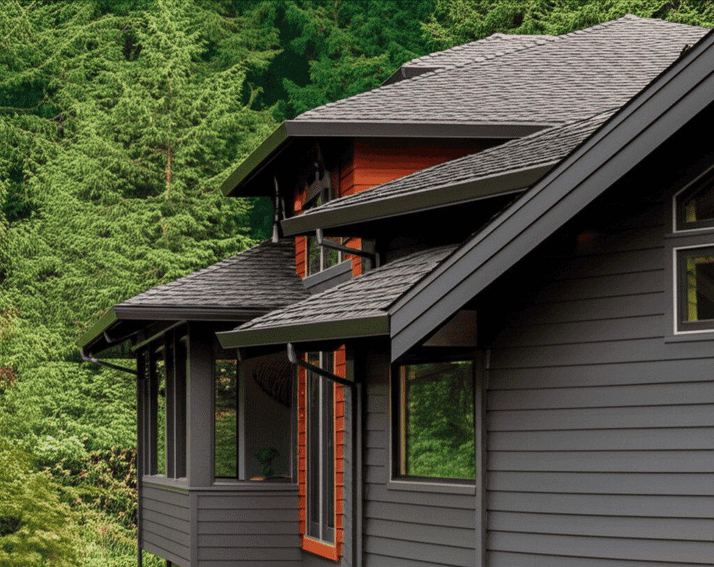 West Linn luxury home with premium gutters
